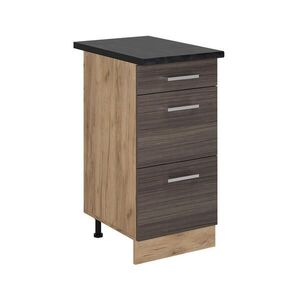 Vicco SPODNÍ SKŘÍŇKA KUCHYŇSKÉ LINKY R-Line Ušlechtilá šedá 40 cm se zásuvkami, PD Antracit obraz