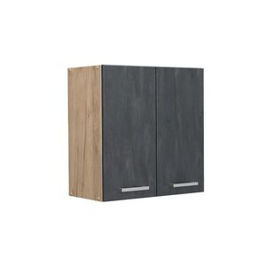 Vicco VĚŠÁK NA STĚNU R-Line Černý beton 60 cm obraz