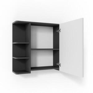 Vicco KOUPELNOVÁ ZRCADLOVÁ SKŘÍŇKA Fynn Antracit 79.6 x 64 cm obraz