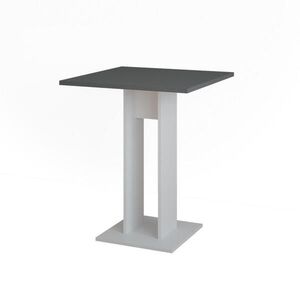Vicco JÍDELNÍ STŮL Repose Bílá/antracitová 65 x 65 cm obraz