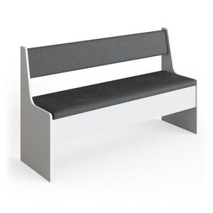 Vicco LAVICE DO JÍDELNY DO ROHU Roman Bílá 41.5 x 136.6 cm obraz