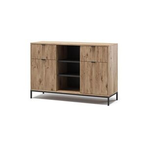 Vicco KREDENC Eliza Dub Viking 120 x 81.2 cm se 2 zásuvkami a 2 dvířky obraz