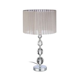 Relaxdays LAMPA Transparentní křišťálové sklo E27 obraz