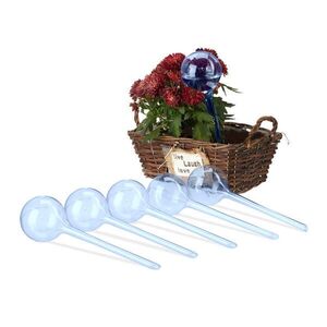 Relaxdays ZAVLAŽOVACÍ-KOULE Modrá 6dílná-sada PVC 28 cm obraz