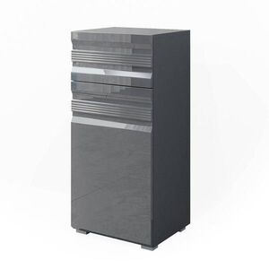 Vicco STŘEDNÍ SKŘÍŇKA Fredd Antracitový vysoký lesk 36.4 x 79 cm obraz