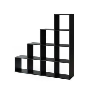 Vicco SCHODIŠŤOVÝ REGÁL Černá 142.5 x 140 cm obraz