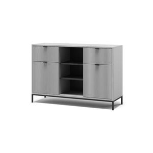 Vicco KREDENC Eliza Šedá 120 x 81.2 cm se 2 zásuvkami a 2 dvířky obraz