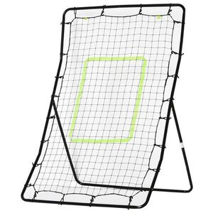 HOMCOM REBOUNDER Kickback branka odrazová stěna tréninková síť ocel 75x126cm obraz