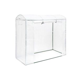 Relaxdays SKLENÍK Transparentní rajčata XL oblouková střecha fólie 170 cm obraz