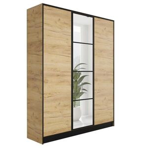 Kier Furniture ŠATNÍ SKŘÍŇ EDEN 3D v1 - 156, 4x205x39 cm- Dub Craft obraz