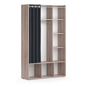 Vicco ŠATNÍ SKŘÍŇ Luigi Sonoma 38 x 178.1 cm se závěsem na oděvy obraz