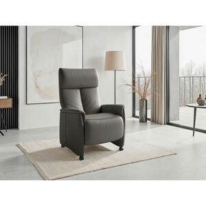 Sit & More RELAXAČNÍ KŘESLO, kůže, antracitová obraz