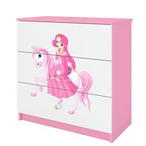 RAUMHIRSCH FURNITURE KOMODA Babydreams Princezna na koni 81/81/41 obraz