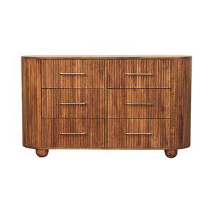 Artisan Furniture KONFERENČNÍ STŮL s povrchovou úpravou Golden-Teak, velká otevřená přihrádka, hnědý obraz
