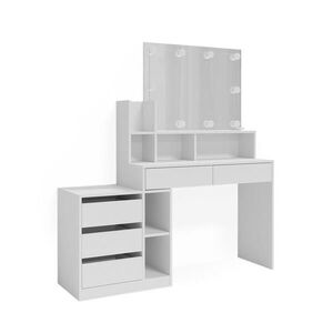 Vicco TOALETNÍ STOLEK Anja Bílá 139.8 cm s osvětlením LED obraz