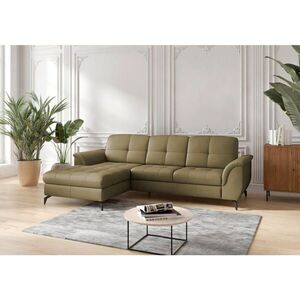 Sit & More ROHOVÁ SEDAČKA, textil, kůže, olivově zelená obraz