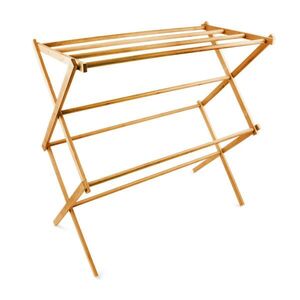 Relaxdays STOJAN Přírodní bambus skládací 8 tyčí 73 cm obraz