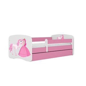 RAUMHIRSCH FURNITURE DĚTSKÁ POSTEL Princezna s koněm se zásuvkou 160/80 90/61/164 obraz