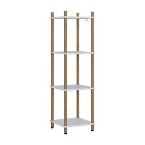 Vicco ROHOVÁ POLICE Bivio Bílá/borovice 30 x 102.5 cm 4 police obraz