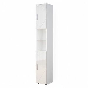 Vicco KOUPELNOVÁ SKŘÍŇKA Irma Bílá vysoký lesk 30 x 192 cm obraz