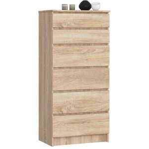 RAUMHIRSCH FURNITURE KOMODA dub Sonoma 130/60/40 obraz