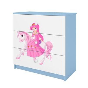 RAUMHIRSCH FURNITURE KOMODA Babydreams Princezna na koni 81/81/41 obraz