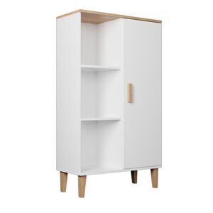 RAUMHIRSCH FURNITURE KNIHOVNA Denver bílá 80/120/35 cm obraz