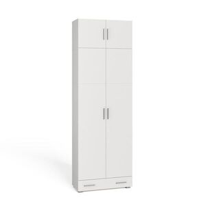 Vicco REGÁL NA DOKUMENTY Frank Bílá 80 x 182.4 cm s výsuvnou skříňkou a zásuvkou obraz