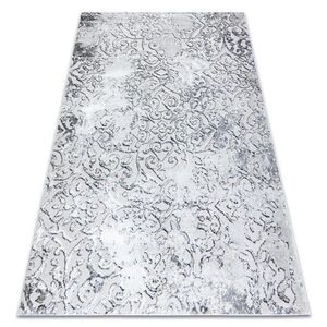 rugsX MODERNÍ MEFE koberec 8724 Ornament vintage - Strukturální, dvě úrovně rouna šedá 140/190 cm obraz