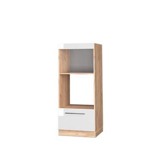 Vicco SKŘÍŇKA NA MIKROVLNNOU TROUBU Fame-Line Bílá vysoký lesk 60 cm otevřený obraz