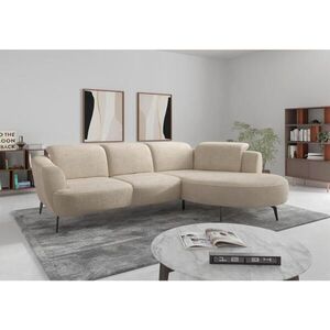 Sit & More ROHOVÁ SEDAČKA, textil, pískové barvy obraz