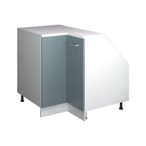 Vicco ROHOVÁ KUCHYŇSKÁ SKŘÍŇKA POD ŠIKMOU STŘECHU R-Line Modrošedá 75.6 cm s 1 dveřmi, korpus skříně hloubka 60 cm obraz