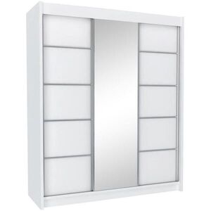 Beautysofa SKŘÍŇ s posuvnými dveřmi Marika 240/216/61 kašmír se zrcadlem obraz