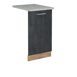Vicco ČELNÍ PANEL MYČKY R-Line Černý beton 45 cm s pracovní deskou obraz