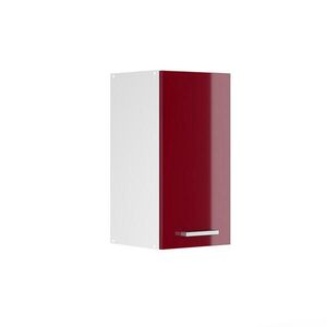 Vicco UNIVERZÁLNÍ NÁSTĚNNÁ SKŘÍŇKA R-Line Bordó červená vysoký lesk 30 cm s dvířky obraz