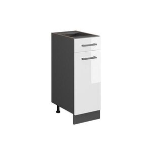 Vicco SPODNÍ SKŘÍŇKA KUCHYŇSKÉ LINKY R-Line Bílá vysoký lesk 30 cm bez pracovní desky obraz