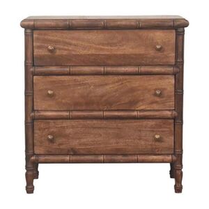 Artisan Furniture NOČNÍ SKŘÍŇKA Mini Classic kaštanová, 2 zásuvky a otevřený prostor, tmavě hnědá obraz