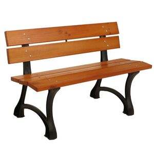 MCW ZAHRADNÍ LAVICE Teakový dekor obraz