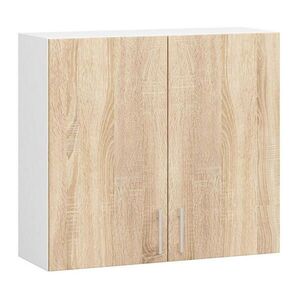 RAUMHIRSCH FURNITURE ZÁVĚSNÁ SKŘÍŇ Bílá, dub Sonoma 72/80/30, 5 obraz