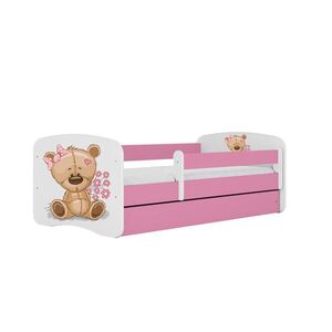 RAUMHIRSCH FURNITURE DĚTSKÁ POSTEL Medvídek s květinami se zásuvkou 180/80 90/61/184 obraz