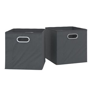 Vicco SKLÁDACÍ BOX Antracit 30 x 30 cm Sada 2 kusů obraz