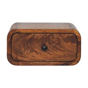Artisan Furniture NOČNÍ SKŘÍŇKA klasický dubový vzhled, 2 zásuvky a otevřená přihrádka, béžová obraz