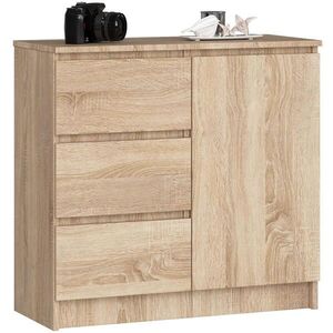 RAUMHIRSCH FURNITURE KOMODA dub Sonoma 77/80/35 obraz