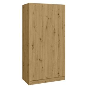 Beautysofa SKŘÍŇ s otočnými dveřmi Look se 2 dveřmi, 90 cm, dub Artisan obraz