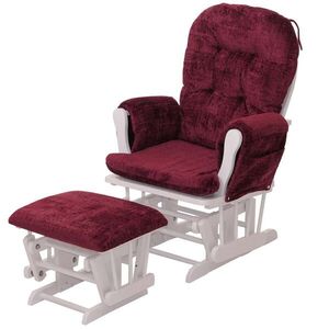 MCW RELAXAČNÍ KŘESLO Bordeaux, bílé obraz