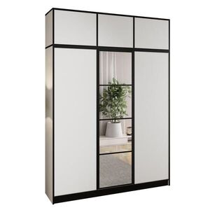 Kier Furniture ŠATNÍ SKŘÍŇ EDEN s nástavbou 3D Bílá obraz