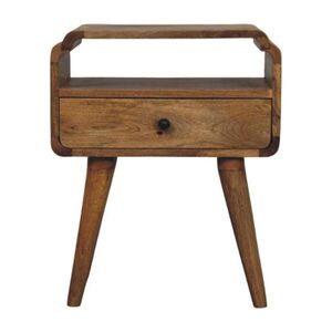 Artisan Furniture KOMODA dokončení z kaštanového dřeva, 3 zásuvky, tmavě hnědá obraz