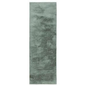 benuta UMĚLÉ kožíškové koberce Furry Zelená 80x300 cm obraz