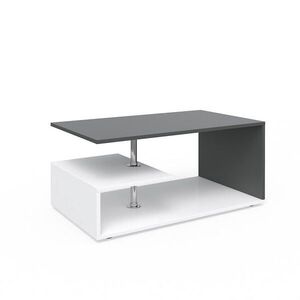 Vicco KONFERENČNÍ STŮL Guillermo Bílá/antracitová 91 x 52.6 cm obraz