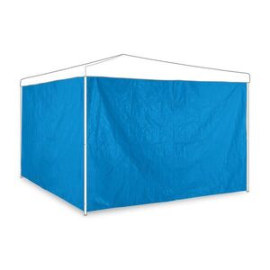 Relaxdays STĚNA Modrá pro altán 2dílná-sada 2x3 m obraz